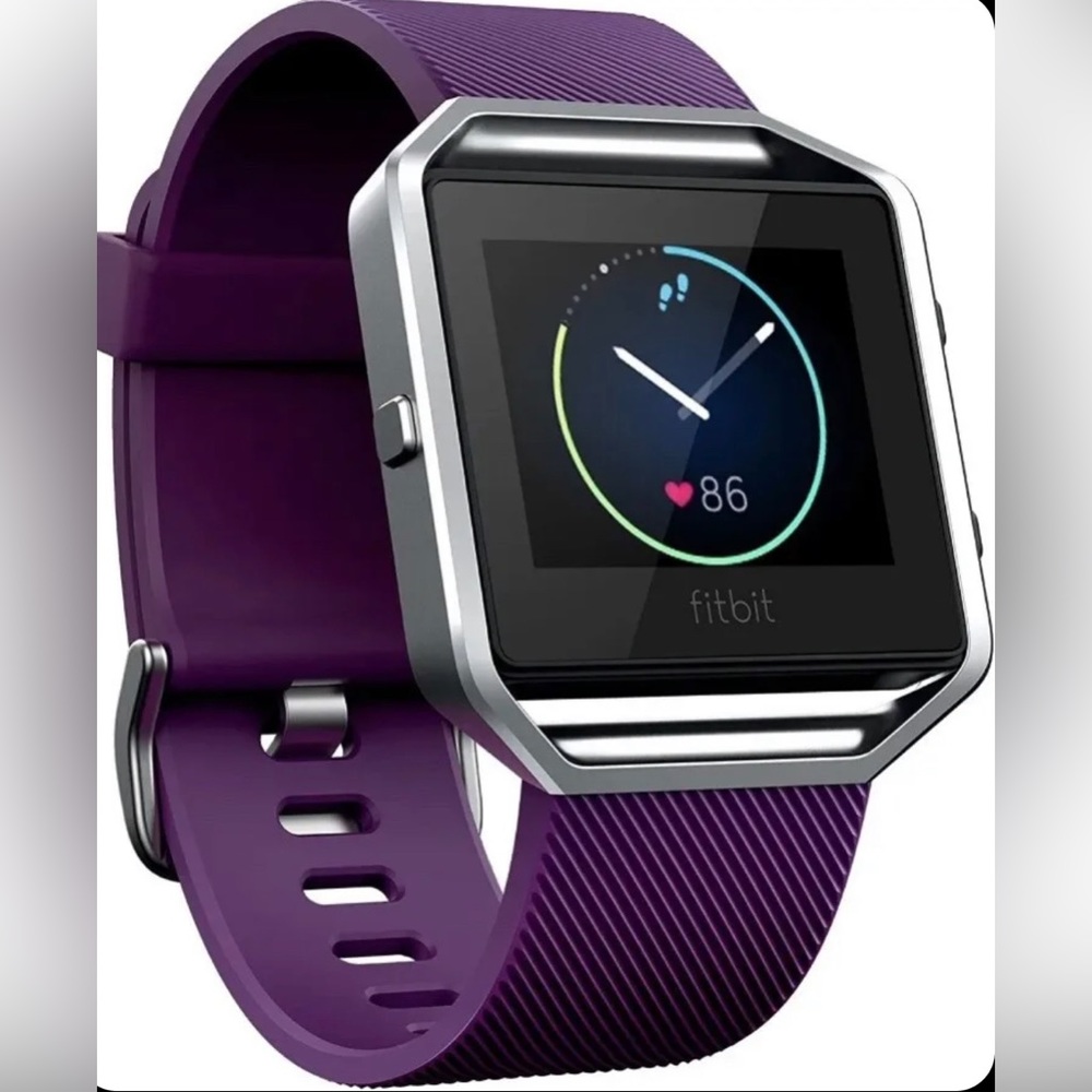 Fitbit blaze size large band with 2 chargers. Interchanged band. USED